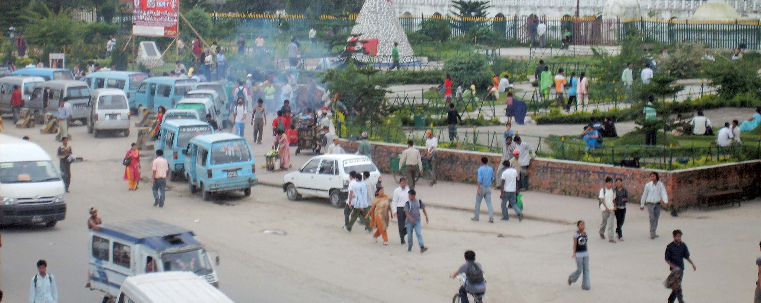 Kathmandu is a busy city with increasingly high traffic volumes – image courtesy of Ram Krishna Wagle Kathmandu city