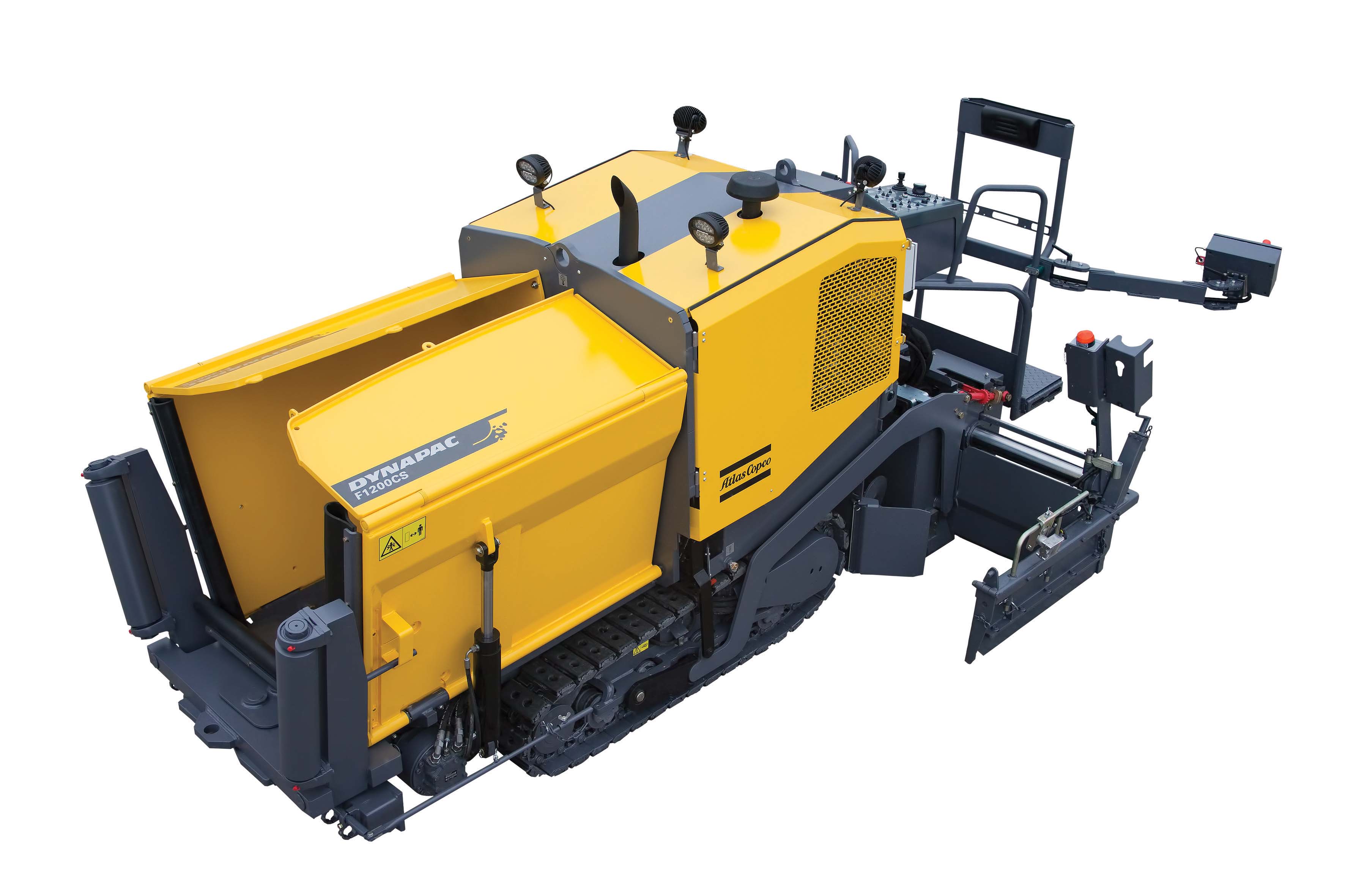 The F1200CS is a compact paver for small road repairs
Dynapac F1200CS