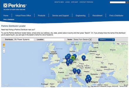 Perkins distributor locator_BU Power Systems