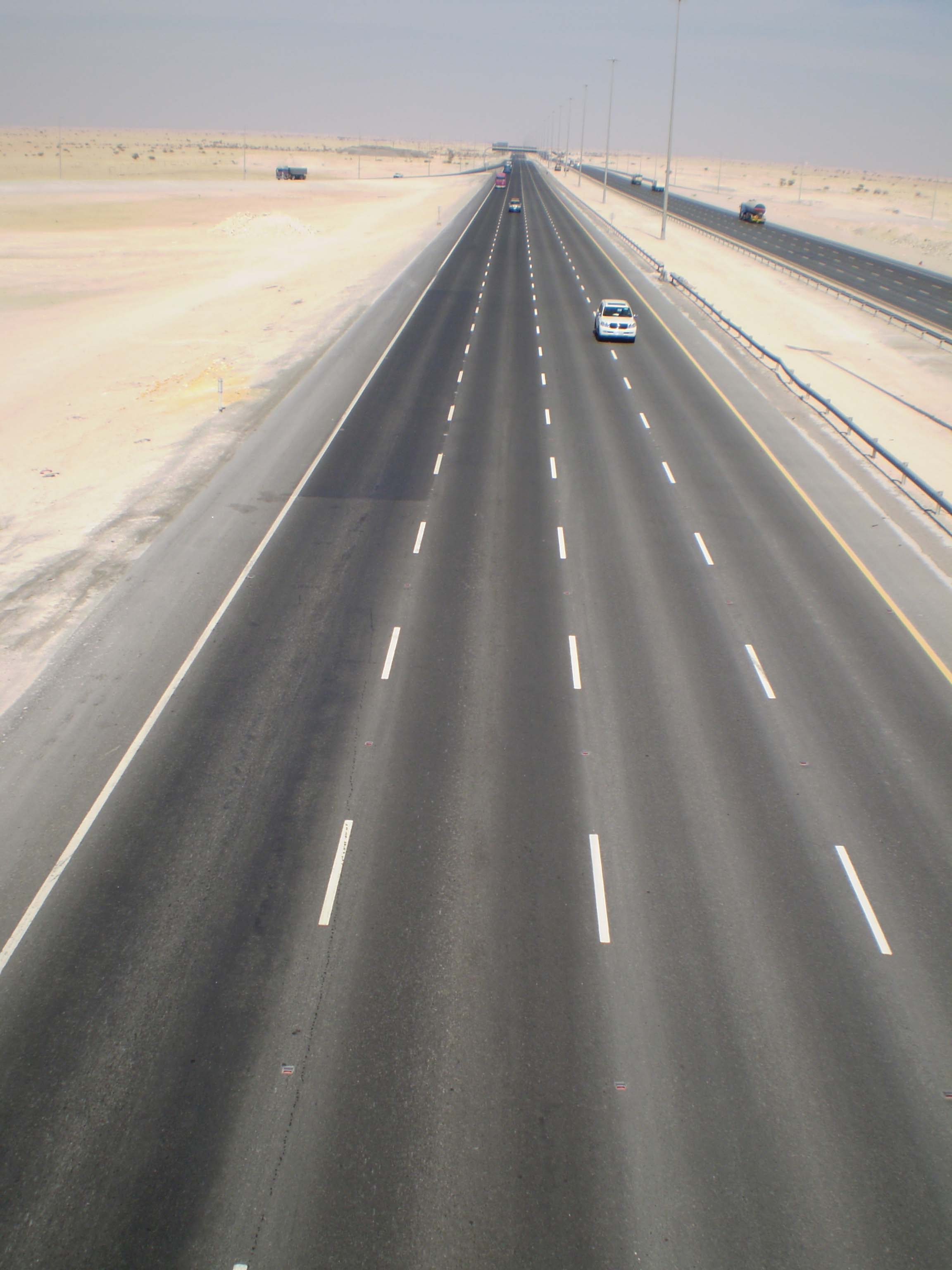 GPR surveys, such of this road in the Middle East, are quick and non-intrusive and provide cost-effective and comprehensive information without damage to the asset or disruption to users GPR surveys Middle East