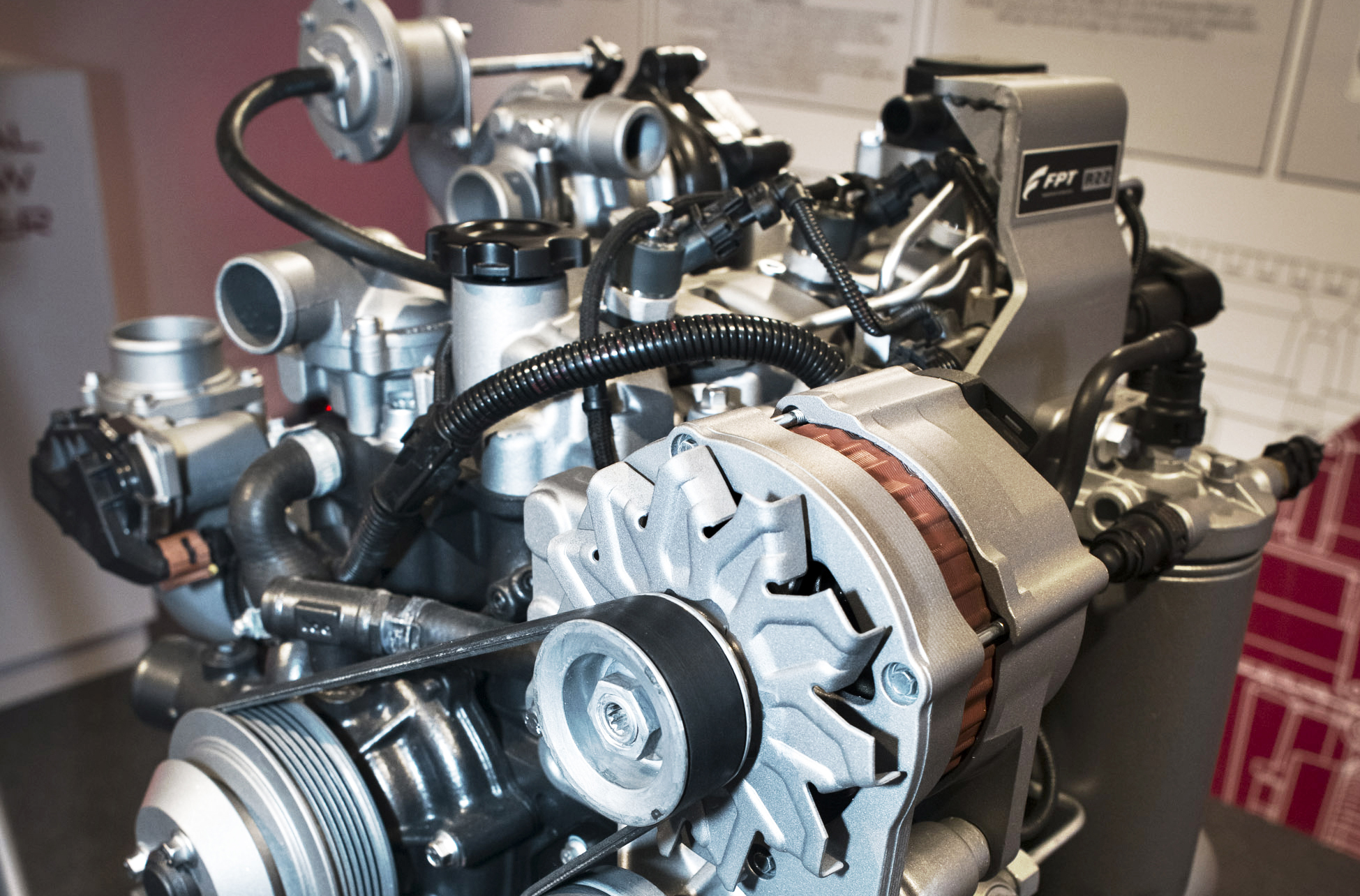 PT's compact, three cylinderR22 diesel delivers up to 52kW PT's three cylinderR22 diesel engine