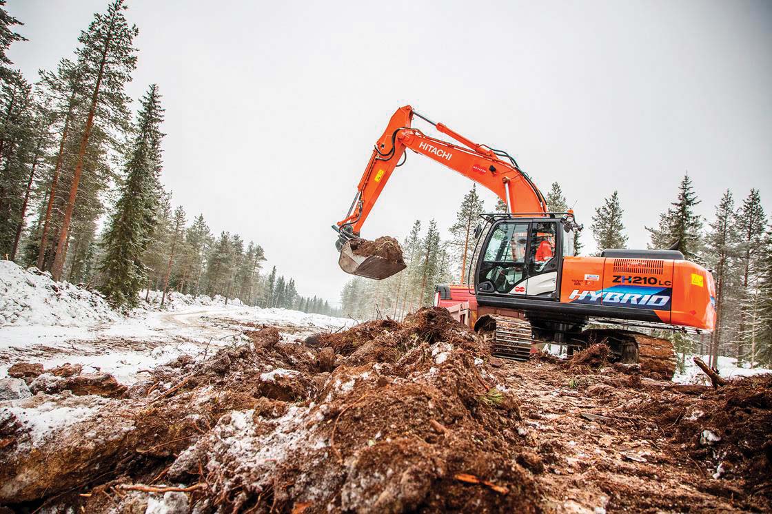 Hitachi Hybrid Excavator Hitachi Hybrid Excavator