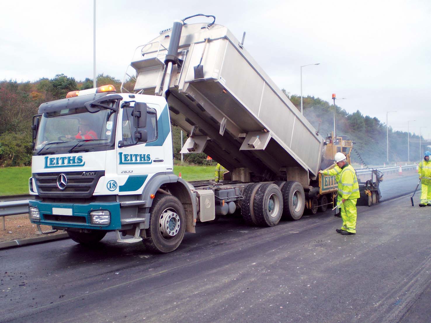A stretch of the A90 in Scotland now has an innovative thin layer wearing course featuring PMB A90 in Scotland