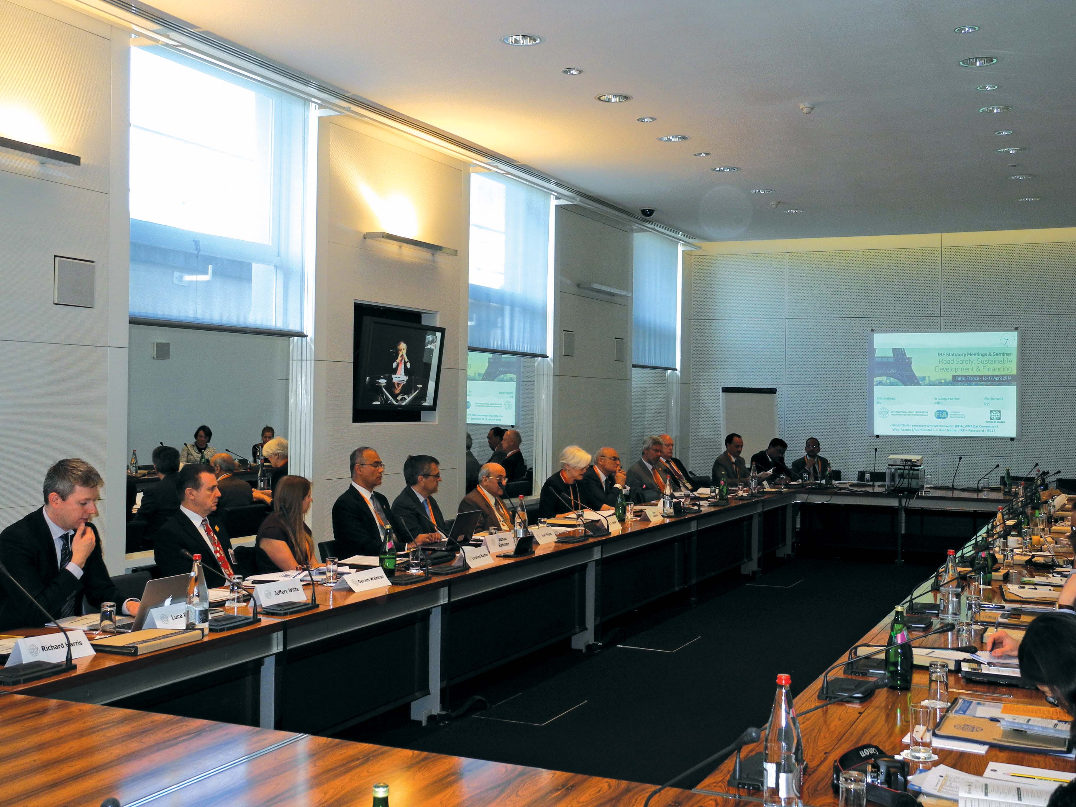 IRF/FIA Seminar held in Paris on Road Safety, Sustainable Development and Financing IRF/FIA Seminar