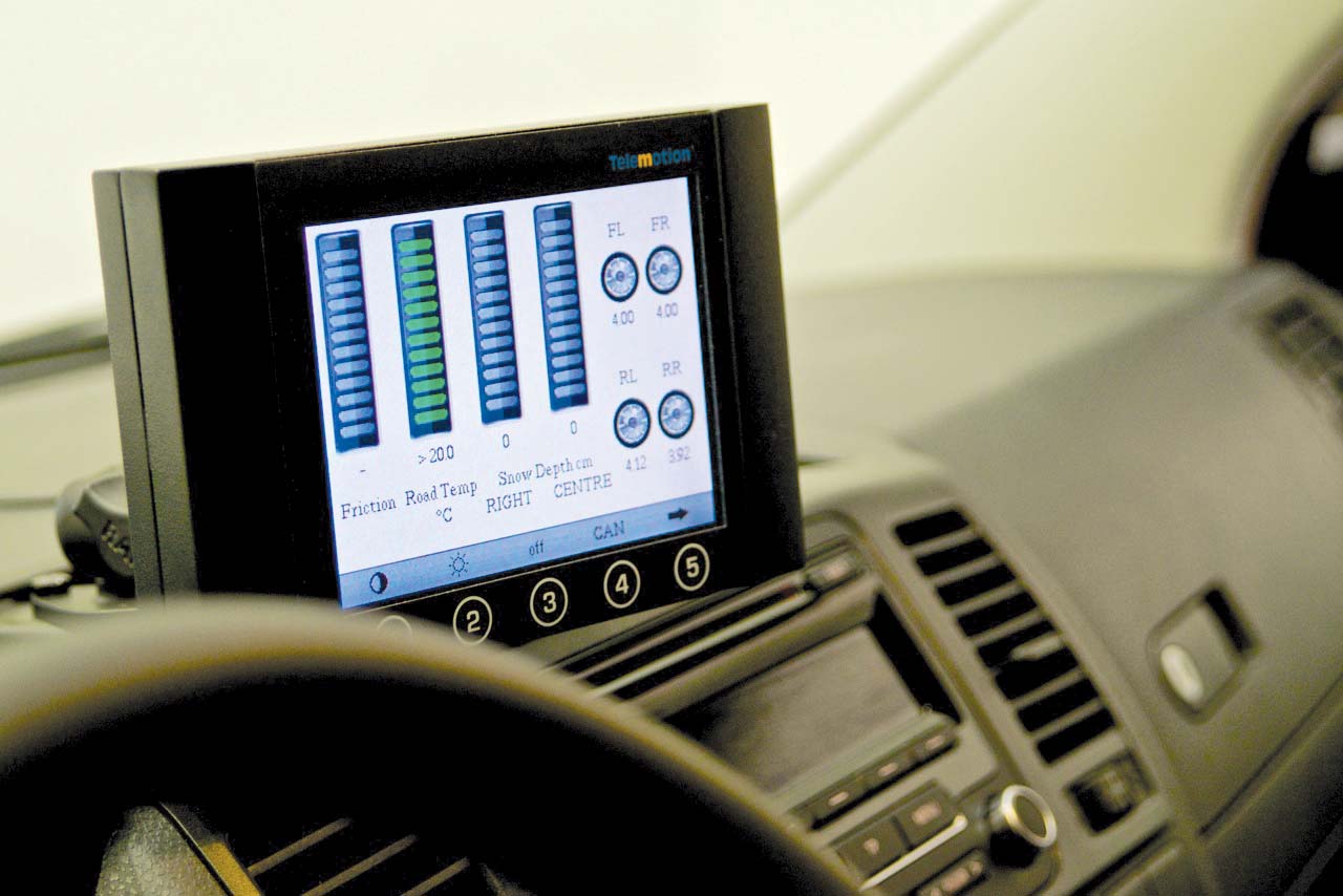 The Telemotion system is installed on a standard Volkswagen Transporter and has no additional mechanical devices such as trailers or braking wheels Telemotion surface friction system