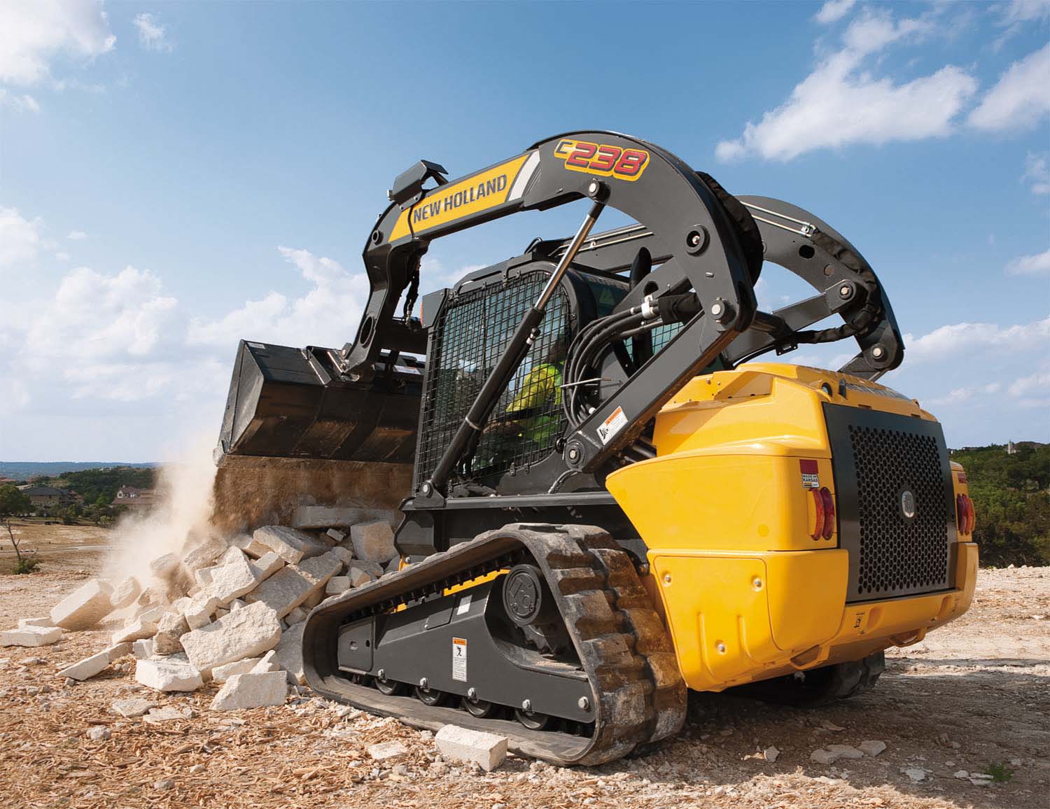 Increased output and reduce maintenance needs are key features of the new generation compact track loaders from New Holland compact track loaders from New Holland