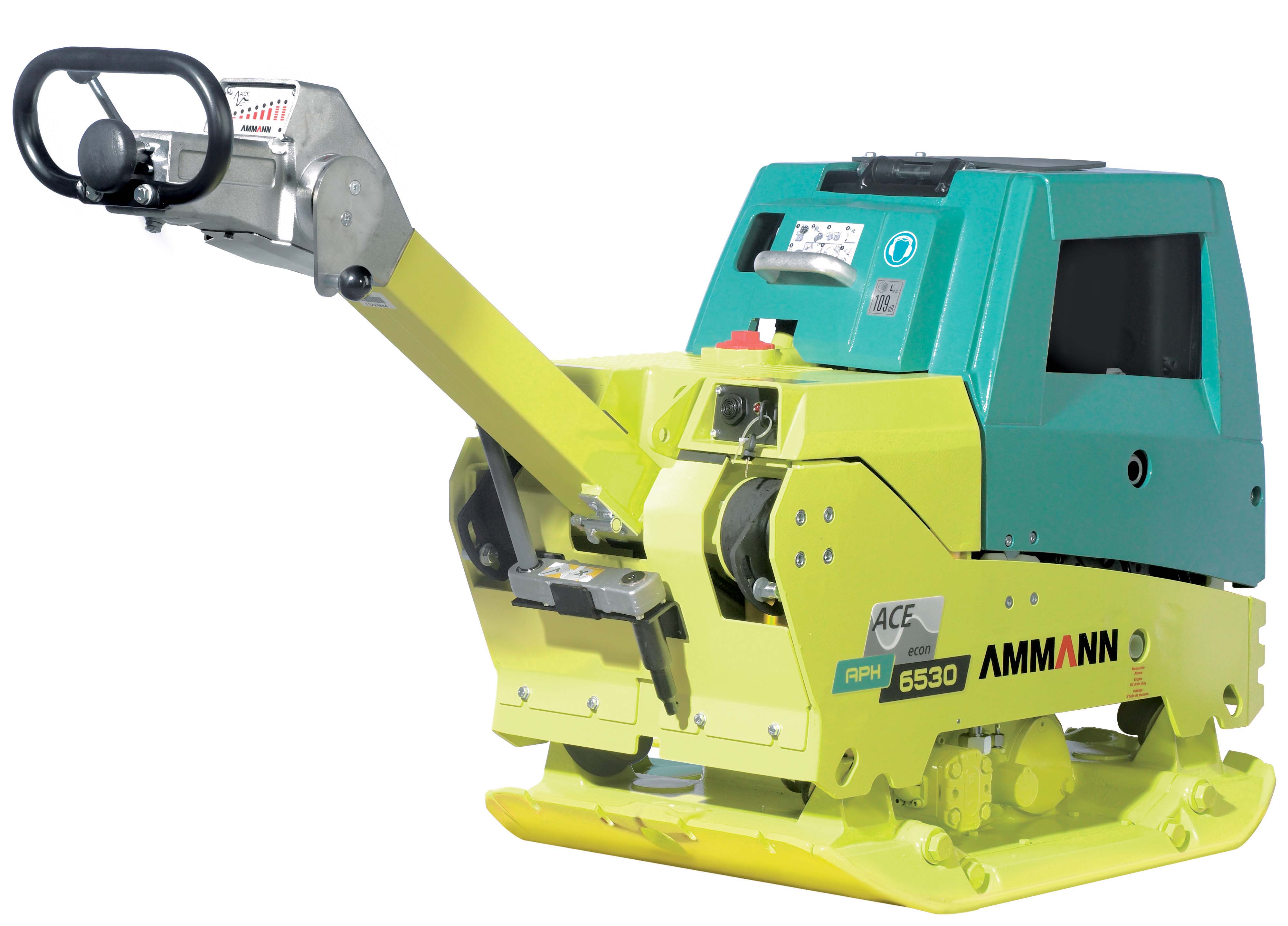 A new display offers the operator of the Ammann APH model a close control of compaction APH 6530 ACEecon vibratory plate