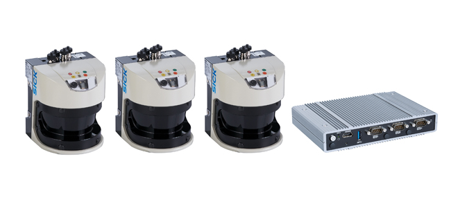 SICK 2D LiDAR sensors scan traffic at a high frequency and measure vehicle length, width and height