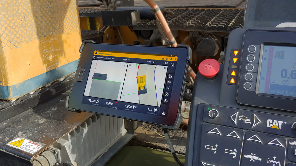 The new Trimble 3D paving tool shares its