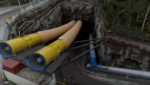 Essential ventilation for tunnel work