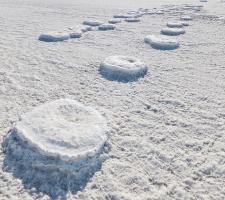 Graders and dozers created unwanted “hilly landscapes” 