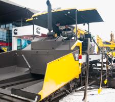 road construction machine at bauma China 