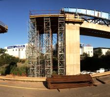 viaduct outside Durban, South Africa