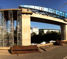 viaduct outside Durban, in South Africa 