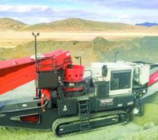 Sandvik QH331 tracked mobile cone crusher 