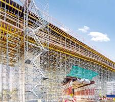 PERI UP Rosett Flex load-bearing system 