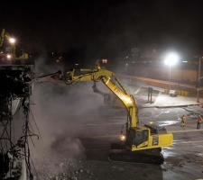 Rammer breakers on Komatsu excavators 