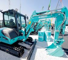 Kobelco mini excavator