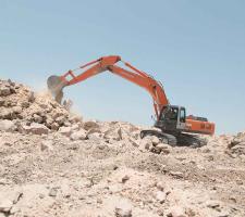 Hitachi excavator 