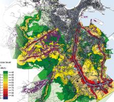 mapping a road noise