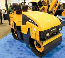 Hyundai asphalt compactor 
