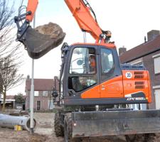 Doosan Bobcat wheeled excavator
