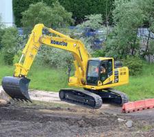 Komatsu’s excavator
