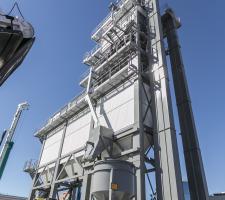 Ammann displayed an asphalt plant