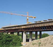Brno carriageway under construction 
