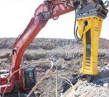Atlas Copco's HB 3600 breaker