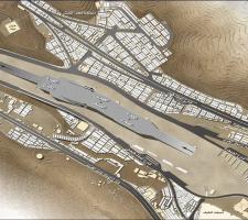 Jamarat Bridge aerial render