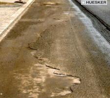 cracked road