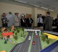 delegates with model road