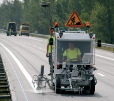 Road Markings painted by Aximum