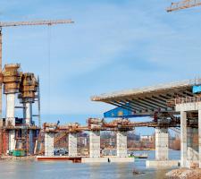 Sava bridge construction