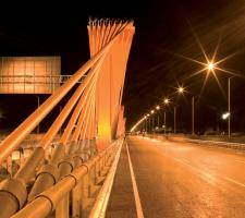 Part of Riga's Southern Bridge