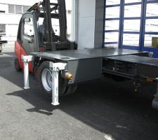 Goldhofer snap-on axle system
