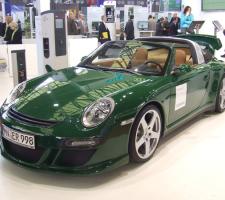 sports car at exhibition