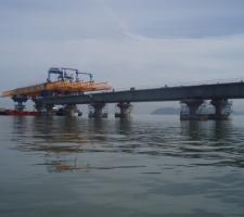 Penang Bridge under Construction