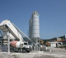 Simem mobile concrete plant, MMX4000