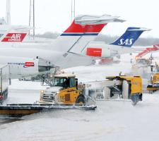 Volvo A25D Hualers converted to snow ploughs