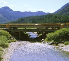 Bridge of road infrastructure