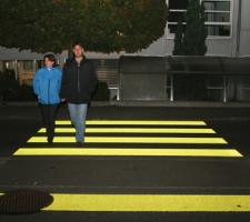 SOLIDPLUS Beads used for pedestrian crossing
