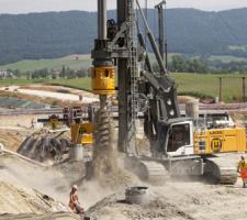 Liebherr drilling rig