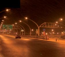 WHSD highway and off-ramp to Dachniy Avenue