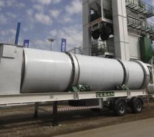 ÇESAN's mobile asphalt plant 