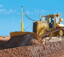 Dozer equipped with MOBA 3D-GS