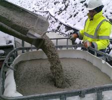 Concrete pouring