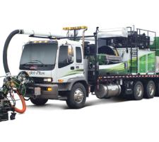 removal of roadway paints vehicle