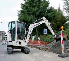 Terex TC35 at work